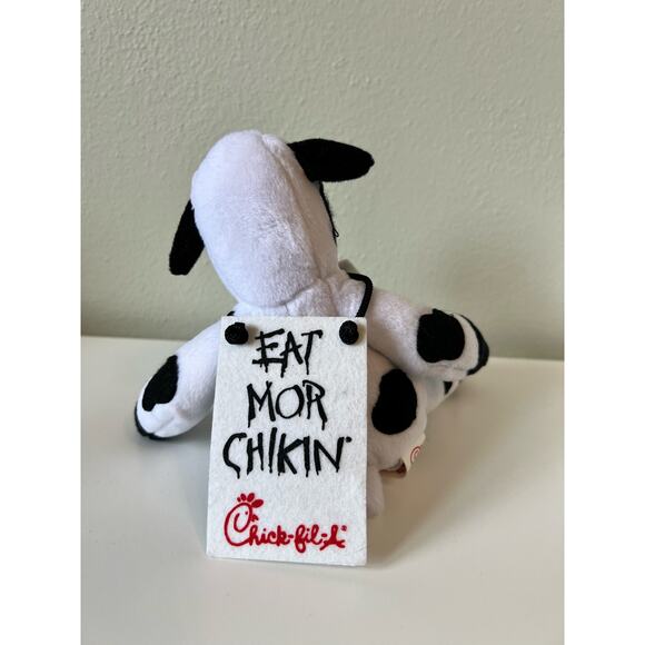 Chick-fil-A Eat Mor Chikin Stuffed Animal Plush Cow Promotional Advertising - Picture 3 of 6